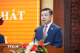 Ông Đỗ Hữu Huy, Ủy viên dự khuyết Trung ương Đảng, Phó Bí thư Tỉnh ủy, giữ chức Chủ tịch UBND tỉnh Đắk Lắk nhiệm kỳ 2026-2031. (Ảnh: Ngọc Minh/TTXVN)