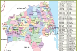 135 đơn vị hành chính cấp xã của tỉnh Gia Lai năm 2025