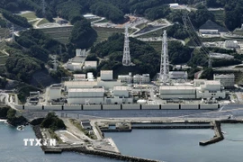 Nhà máy điện hạt nhân Onagawa ở tỉnh Miyagi, Nhật Bản. (Ảnh: Kyodo/TTXVN)
