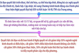 Chính phủ chỉ đạo và hoàn thành nhiều việc quan trọng trong thời gian rất ngắn