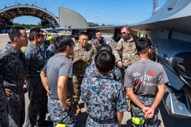 Binh sỹ Nhật và Mỹ tham gia tập trận Resolute Force Pacific. (Nguồn: Misawa Air Base)