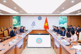 Quang cảnh buổi làm việc. (Nguồn: Cổng thông tin điện tử Bộ Tài chính)