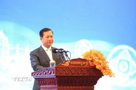 Thủ tướng Vương quốc Campuchia Hun Manet. (Ảnh: Huỳnh Thảo/TTXVN)