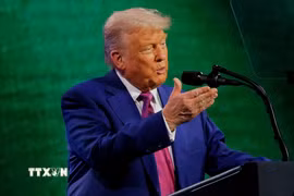 Tổng thống Mỹ Donald Trump. (Ảnh: ANI/TTXVN)