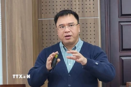 Giáo sư, Tiến sỹ Nguyễn Quốc Sửu, Phó Giám đốc Học viện Hành chính và Quản trị công. (Ảnh: Chu Thanh Vân/TTXVN)