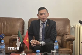Đại sứ Việt Nam tại Algeria Trần Quốc Khánh. (Ảnh: Nguyễn An/TTXVN)