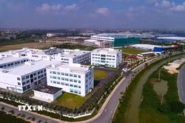 Khu công nghiệp Hòa Phú, Khu công nghiệp đầu tiên ở Hiệp Hòa - Trung tâm công nghiệp mới của tỉnh Bắc Ninh. (Ảnh: Việt Hùng/TTXVN)
