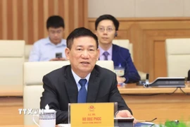 Phó Thủ tướng Hồ Đức Phớc phát biểu. (Ảnh: Tuấn Anh/TTXVN)