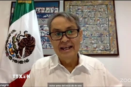 Đại sứ Mexico tại Việt Nam Alejandro Negrín phát biểu tại hội thảo. (Ảnh: Phi Hùng/TTXVN)