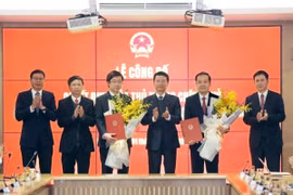 Tập thể lãnh đạo Bộ Bộ Khoa học và Công nghệ. (Nguồn: Bộ Khoa học và Công nghệ)