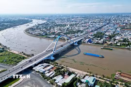 Một góc thành phố Cần Thơ. (Ảnh: Thanh Liêm/TTXVN)