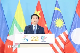 Phó Thủ tướng Chính phủ Mai Văn Chính phát biểu tại Lễ khai mạc. (Ảnh: Công Tuyên/TTXVN)