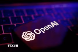 Biểu tượng của Hãng OpenAI. (Ảnh: REUTERS/TTXVN)