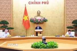Một phiên họp của Chính phủ. (Ảnh: Dương Giang/TTXVN)