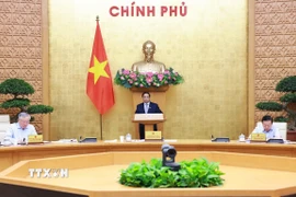 Một phiên họp của Chính phủ. (Ảnh: Dương Giang/TTXVN)