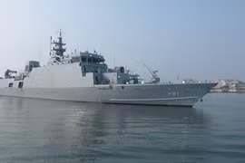Tàu săn ngầm INS Malwan. (Nguồn: The Week)