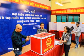 Các bước chuẩn bị cuối cùng đang dần được hoàn thành. (Ảnh: Khánh Hòa/TTXVN)
