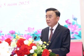 Ủy viên Bộ Chính trị, Thường trực Ban Bí thư Trần Cẩm Tú. (Ảnh: Phương Hoa/TTXVN)