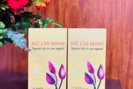 Tập thơ “Hồ Chí Minh - Người tin ở con người.” (Nguồn: Nhà xuất bản Chính trị quốc gia Sự thật)