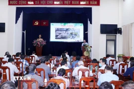 Lớp tập huấn cán bộ Mặt trận Thành phố Hồ Chí Minh về an toàn thực phẩm. (Ảnh: Xuân Khu/TTXVN)