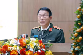 Đại tướng Lương Tam Quang, Ủy viên Bộ Chính trị, Bộ trưởng Bộ Công an. (Ảnh: Phạm Kiên/TTXVN)