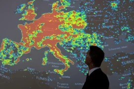 Phần mềm chuyên dụng xác định các quốc gia và khu vực đô thị có hoạt động mạng botnet đặc biệt cao. (Nguồn: DPA)
