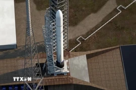 Tên lửa đẩy New Glenn của Tập đoàn Blue Origin (Mỹ). (Ảnh: Blue Origin/TTXVN)