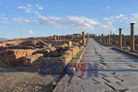 Độc đáo nhà hát La Mã tại Khu di tích khảo cổ Timgad của Algeria