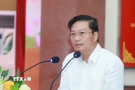 Chủ tịch UBND tỉnh Nghệ An Lê Hồng Vinh. (Ảnh: TTXVN phát)