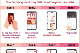 Cách tra cứu thông tin và thay đổi khu vực bỏ phiếu trên VNeID
