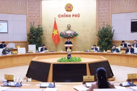 Phiên họp Chính phủ thường kỳ tháng 1/2025. (Ảnh: Dương Giang/TTXVN)