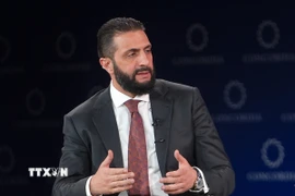 Tổng thống Syria Ahmed al-Sharaa. (Ảnh: AA/TTXVN)