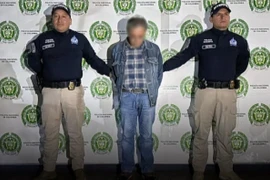 Cảnh sát bắt giữ 1 nghi phạm tại Colombia. (Nguồn: Interpol)
