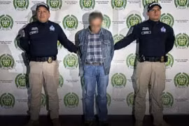 Cảnh sát bắt giữ 1 nghi phạm tại Colombia. (Nguồn: Interpol)