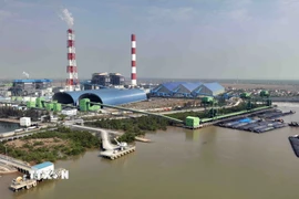 Nhà máy nhiệt điện Thái Bình được xây dựng ngày 22/2/20214 và khánh thành đưa vào sử dụng ngày 14/12/2019 tại xã Mỹ Lộc, huyện Thái Thụy (Thái Bình). (Ảnh: Vũ Sinh/TTXVN)