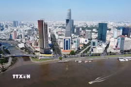 Một góc Thành phố Hồ Chí Minh. (Ảnh: Thanh Vũ/TTXVN)