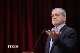 Tổng thống Iran Masoud Pezeshkian. (Ảnh: IRNA/TTXVN)