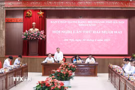 Quang cảnh hội nghị. (Ảnh: Phương Hoa/TTXVN)