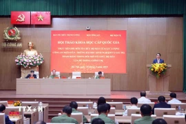 Quang cảnh hội thảo. (Ảnh: Phạm Kiên/TTXVN)