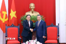 Tổng Bí thư, Chủ tịch nước Tô Lâm tiếp Đại sứ Đặc mệnh toàn quyền Malaysia tại Việt Nam Dato’ Tan Yang Thai. (Ảnh: Phạm Kiên/TTXVN)