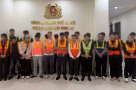 Các đối tượng trong vụ án. (Ảnh: Công an cung cấp)