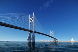 Phối cảnh cầu Cần Giờ.