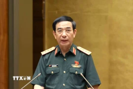 Đại tướng Phan Văn Giang, Bộ trưởng Bộ Quốc phòng. (Ảnh: Phương Hoa/TTXVN)