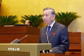 Tổng Bí thư Tô Lâm phát biểu. (Ảnh: Doãn Tấn/TTXVN)