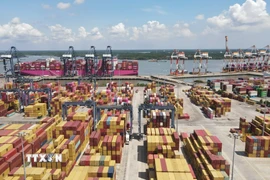 Xây dựng Thành phố Hồ Chí Minh trong giai đoạn mới, hướng tới hình thành một siêu đô thị có tầm vóc quốc tế, trở thành cực tăng trưởng mạnh mẽ không chỉ của vùng Đông Nam Bộ, vùng kinh tế trọng điểm phía Nam mà còn là niềm hy vọng và niềm tin của cả nước. (Ảnh: Huỳnh Sơn/TTXVN)