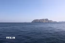 Quang cảnh eo biển Hormuz. (Ảnh: THX/TTXVN)