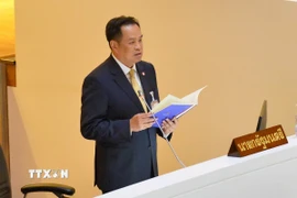 Thủ tướng Thái Lan Anutin Charnvirakul sẽ có màn ra mắt quốc tế đầu tiên khi dẫn đầu đoàn đại biểu tham dự Hội nghị cấp cao Hiệp hội các quốc gia Đông Nam Á (ASEAN) lần thứ 47. (Nguồn: THX/TTXVN)