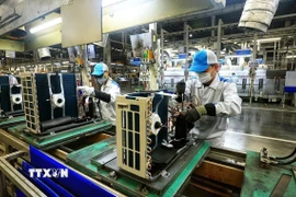 Quý I/2025, khu vực công nghiệp và xây dựng, sản xuất công nghiệp đạt mức tăng 7,32%. (Ảnh: Tuấn Anh/TTXVN)