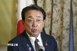 Bộ trưởng Tái thiết Kinh tế kiêm Trưởng đoàn đàm phán thuế quan Nhật Bản Akizawa Ryosei. (Ảnh: Kyodo/TTXVN)