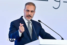 Ngoại trưởng Thổ Nhĩ Kỳ Hakan Fidan. (Ảnh: THX/TTXVN)